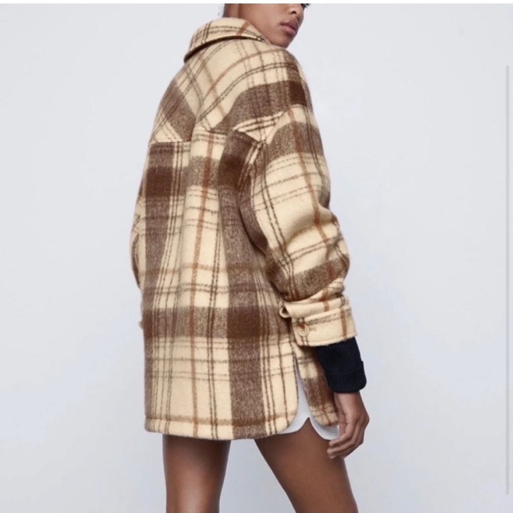 Zara plaid Shaket